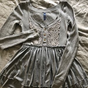 Free People Peplum Shirt